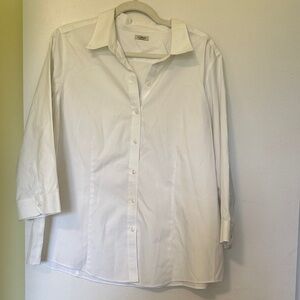 L.L. Bean Women's White Dress Shirt
